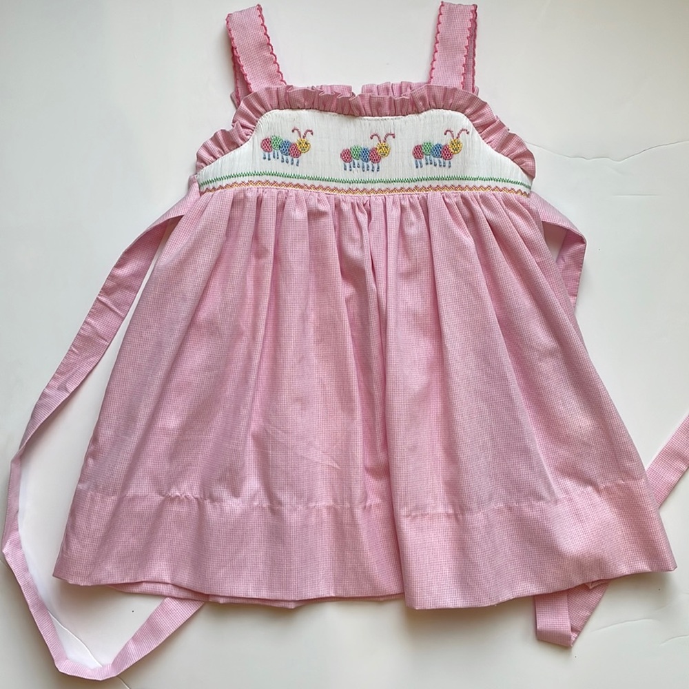 Petit Bébé Smocked Caterpillar Dress